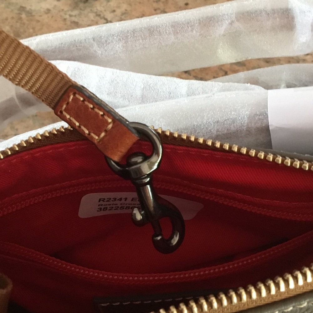 NEW Dooney & Bourke Pebble Grain Elephant Rosie Crossbody Leather Bag - Picture 11 of 15